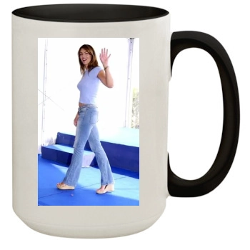 Elizabeth Hurley 15oz Colored Inner & Handle Mug