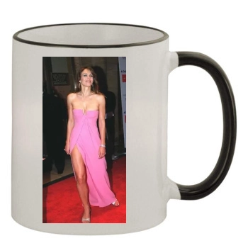 Elizabeth Hurley 11oz Colored Rim & Handle Mug