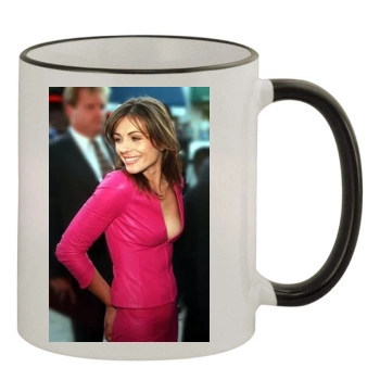 Elizabeth Hurley 11oz Colored Rim & Handle Mug