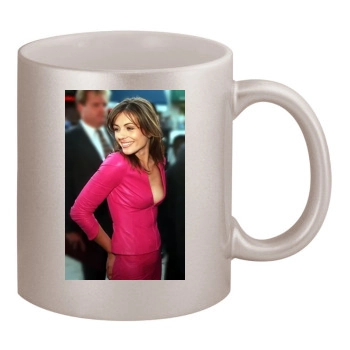 Elizabeth Hurley 11oz Metallic Silver Mug