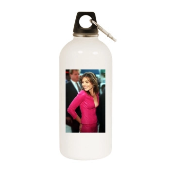 Elizabeth Hurley White Water Bottle With Carabiner