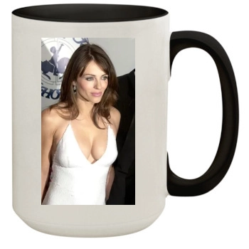 Elizabeth Hurley 15oz Colored Inner & Handle Mug