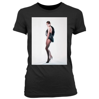 Elizabeth Hurley Women's Junior Cut Crewneck T-Shirt