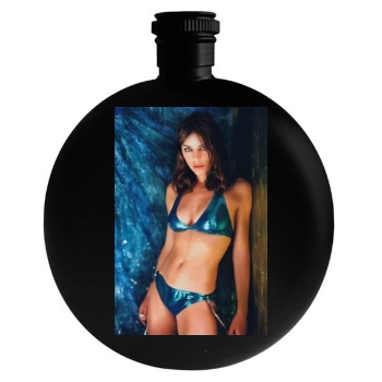 Elizabeth Hurley Round Flask