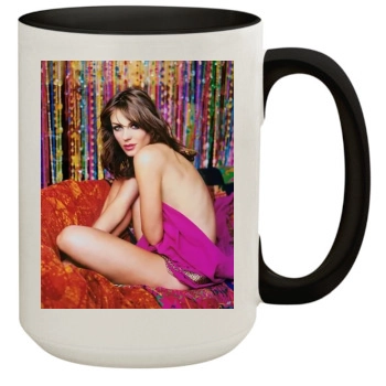 Elizabeth Hurley 15oz Colored Inner & Handle Mug