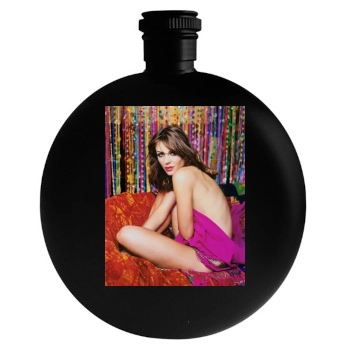 Elizabeth Hurley Round Flask