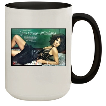 Elizabeth Hurley 15oz Colored Inner & Handle Mug