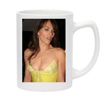 Elizabeth Hurley 14oz White Statesman Mug