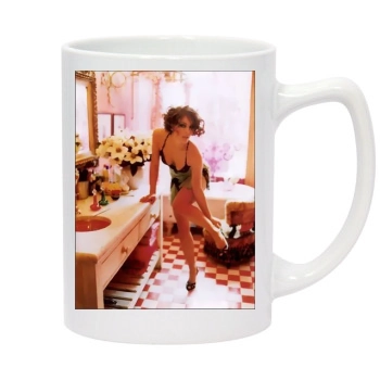 Elizabeth Hurley 14oz White Statesman Mug