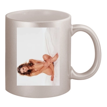 Elizabeth Hurley 11oz Metallic Silver Mug