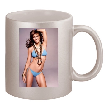 Elizabeth Hurley 11oz Metallic Silver Mug