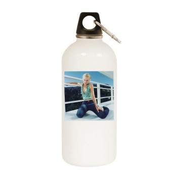 Elizabeth Rohm White Water Bottle With Carabiner
