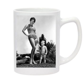 Elizabeth Taylor 14oz White Statesman Mug