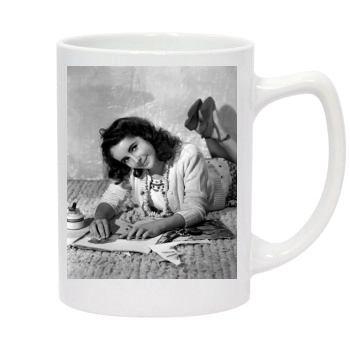 Elizabeth Taylor 14oz White Statesman Mug