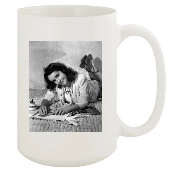 Elizabeth Taylor 15oz White Mug