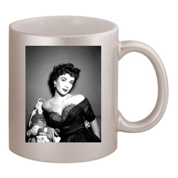 Elizabeth Taylor 11oz Metallic Silver Mug