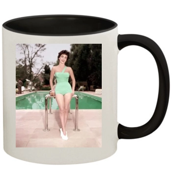 Elizabeth Taylor 11oz Colored Inner & Handle Mug