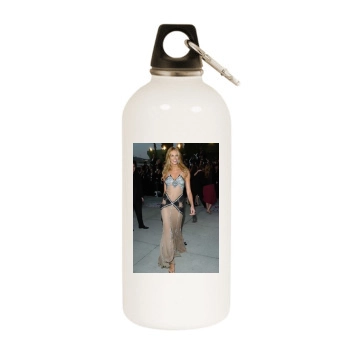 Elle MacPherson White Water Bottle With Carabiner