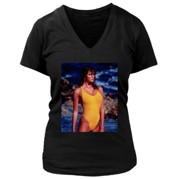 Elle MacPherson Women's Deep V-Neck TShirt