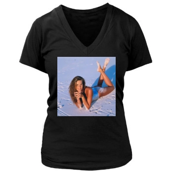 Elle MacPherson Women's Deep V-Neck TShirt