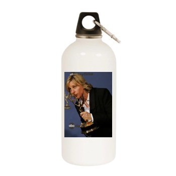 Ellen DeGeneres White Water Bottle With Carabiner