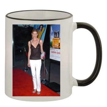 Ellen Pompeo 11oz Colored Rim & Handle Mug