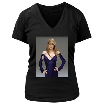 Ellen Pompeo Women's Deep V-Neck TShirt