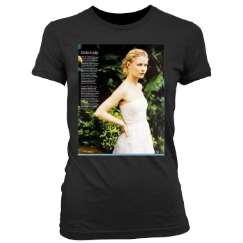 Emilie de Ravin Women's Junior Cut Crewneck T-Shirt