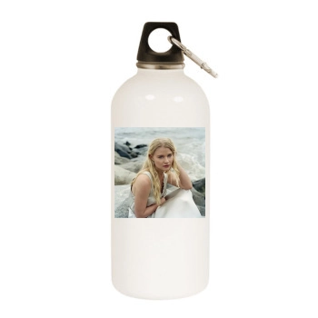 Emilie de Ravin White Water Bottle With Carabiner