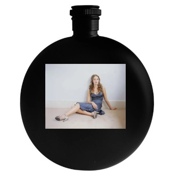 Emily Blunt Round Flask