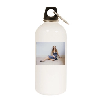 Emily Blunt White Water Bottle With Carabiner