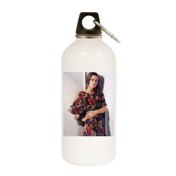 Emily Blunt White Water Bottle With Carabiner