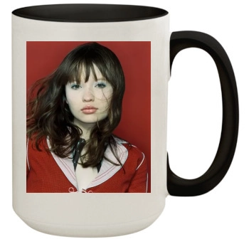 Emily Browning 15oz Colored Inner & Handle Mug