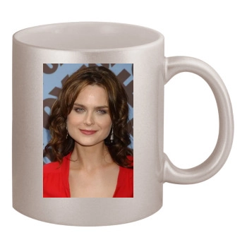 Emily Deschanel 11oz Metallic Silver Mug