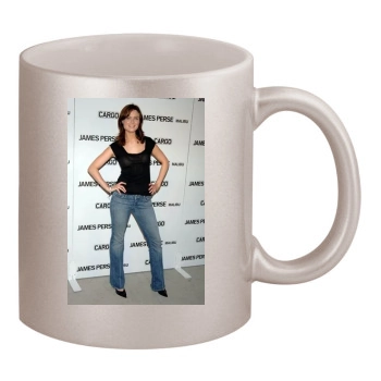 Emily Deschanel 11oz Metallic Silver Mug