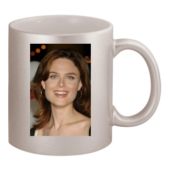 Emily Deschanel 11oz Metallic Silver Mug