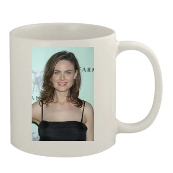 Emily Deschanel 11oz White Mug