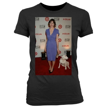 Emily Mortimer Women's Junior Cut Crewneck T-Shirt