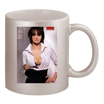 Emily Mortimer 11oz Metallic Silver Mug