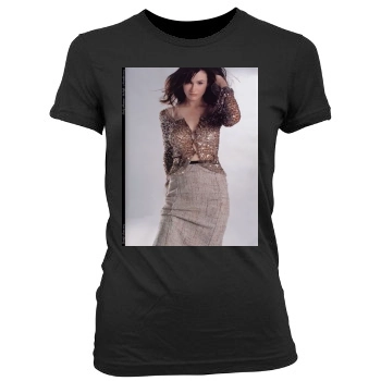 Emily Mortimer Women's Junior Cut Crewneck T-Shirt