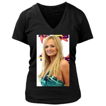 Emma Bunton Women's Deep V-Neck TShirt