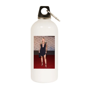 Emma Bunton White Water Bottle With Carabiner