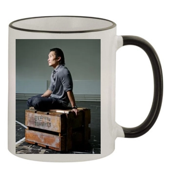 Daniel Dae Kim 11oz Colored Rim & Handle Mug