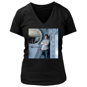 James Mcavoy Women's Deep V-Neck TShirt