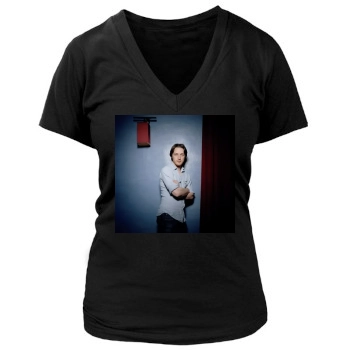 James Mcavoy Women's Deep V-Neck TShirt