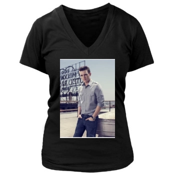 Jesse McCartney Women's Deep V-Neck TShirt