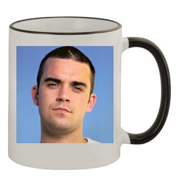 Robbie Williams 11oz Colored Rim & Handle Mug