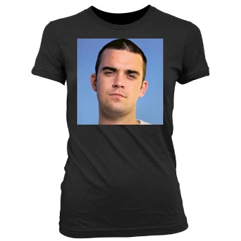 Robbie Williams Women's Junior Cut Crewneck T-Shirt