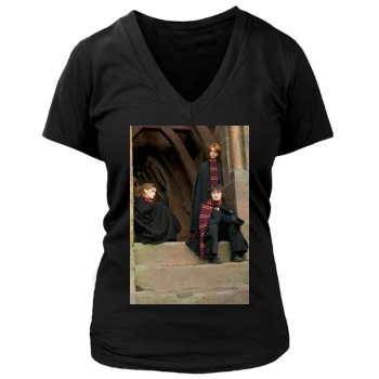 Emma Watson Women's Deep V-Neck TShirt