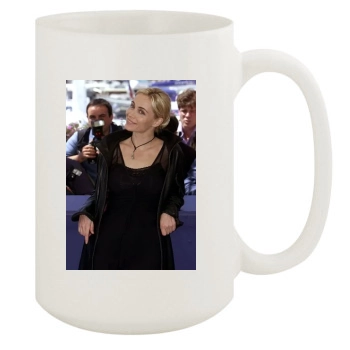 Emmanuelle Beart 15oz White Mug